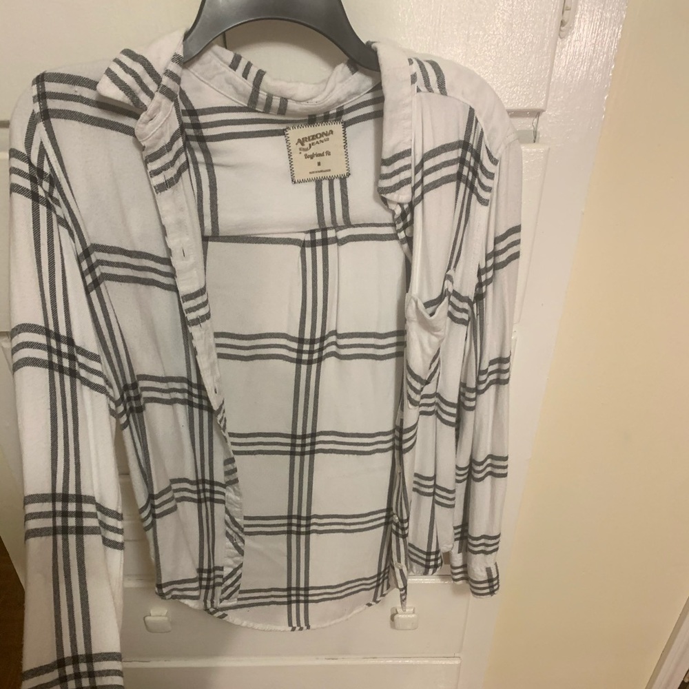 Black and white flannel